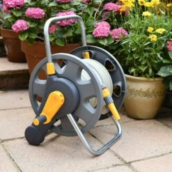 Hozelock 2-in-1 Assembled Empty Hose Reel -Outdoor Garden Care Store 5010646046473 3