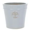 Woodlodge 41cm Pastel Grey Glazed Heritage Pot -Outdoor Garden Care Store 5021346425086