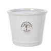 Woodlodge 40cm White Crackle Heritage Glazed Pot -Outdoor Garden Care Store 5021346474954