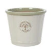 Woodlodge 40cm Cream/Green Glazed Heritage Edwitt Pot -Outdoor Garden Care Store 5021346501131