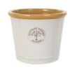 Woodlodge 40cm Yellow Rim Heritage Glazed Pot -Outdoor Garden Care Store 5021346501292