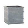 Woodlodge 32cm Grey Wotton Square Pot -Outdoor Garden Care Store 5021346503029