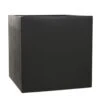 Woodlodge 50cm Black Polylite Cube Planter -Outdoor Garden Care Store 5021346503944