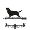 Primus Metal Golden Retriever Silhouette Weathervane