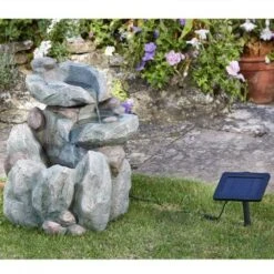 Smart Solar 51cm Rock Fall Solar Water Feature -Outdoor Garden Care Store 5050642007931 3