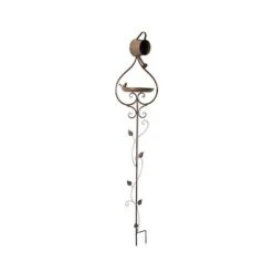 Ascalon 1.4m Watering Can Bird Feeder Stake