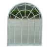 Ascalon 90cm Cream Arch Outdoor/Indoor Mirror -Outdoor Garden Care Store 5055050247375