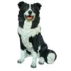 Vivid Arts 35cm Sitting Sheepdog -Outdoor Garden Care Store 5055195027474