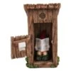 Vivid Arts 20cm Gnaughty Gnome In Outhouse -Outdoor Garden Care Store 5055195035370
