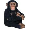 Vivid Arts 36cm Mother And Baby Chimp - XRL-CHM8-B -Outdoor Garden Care Store 5055195035974