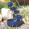 Bermuda 52cm The Ocean Cascade Solar Powered Water Feature -Outdoor Garden Care Store 5060512213133