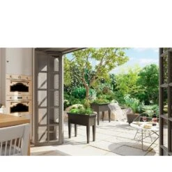 Artevasi 80cm Anthracite Venezia Grow Box Planter -Outdoor Garden Care Store 5600442825183 3