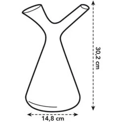 Elho 1.7 Litre Warm Grey Plunge Watering Can -Outdoor Garden Care Store 8711904302726 3