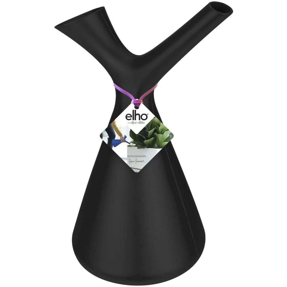 Elho 1.7 Litre Living Black Plunge Watering Can 3 Elho 1.7 Litre Living Black Plunge Watering Can