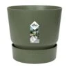 Elho 25cm Leaf Green Greenville Round Planter -Outdoor Garden Care Store 8711904332433 4f576c01 caaf 4132 ab5a 13b7e956b23f