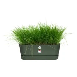 Elho 70cm Living Concrete Greenville Trough Long -Outdoor Garden Care Store 8711904357764 4